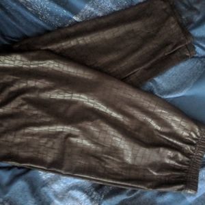 Leather like leggings